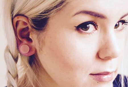 pink tunnel plugs