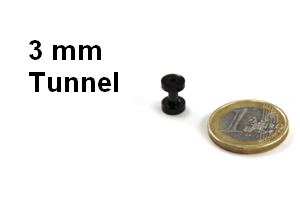 3mm Flesh Tunnel