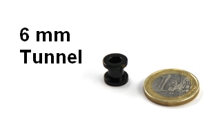 6mm Flesh Tunnel