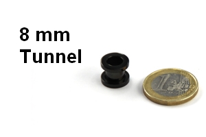 8mm Flesh Tunnel