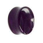 Glass Ear Plug - Purple - 20 mm