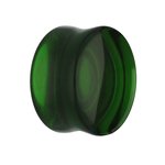 Glass Ear Plug - Green - 6 mm