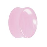 Glass Ear Plug - Pink - 5 mm