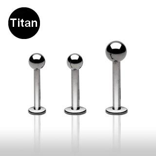 Titanium Labret Piercing - Ball