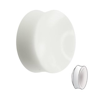 Ear Plug - Bone - White - 38 mm