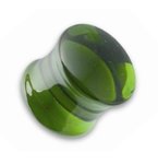 Ear Plug - Glass - Green