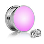LED Ear Plug - Pink - 8 mm