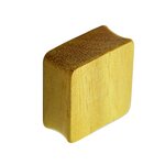 Wood Ear Plug - Square - Jackfruit Wood - 16 mm