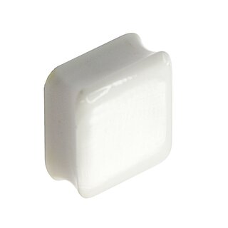 Ear Plug - Square - Bone - 16 mm