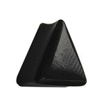 Wood Ear Plug - Triangle - Ebony Wood 6 mm