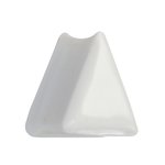 Ear Plug - Triangle - Bone - 10 mm
