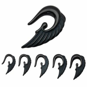 Wing - Acrylic - Black - 8 mm