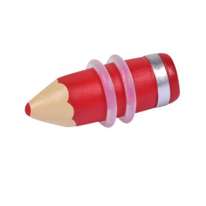 Ear Plug - Pencil - Red - 4 mm