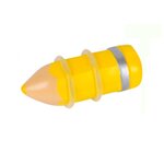 Ear Plug - Pencil - Yellow - 4 mm