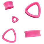 Shape Plug - Triangle - Pink - 14 mm
