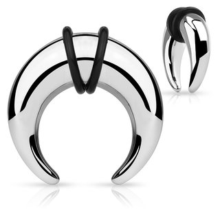 Circular Claw - Steel - Silver - 8 mm