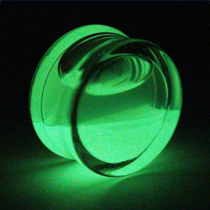 Glow in the dark - Fluid Ear Plug - 10 mm