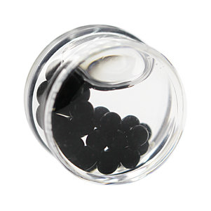 Fluid Plug - Balls - Black - 6 mm