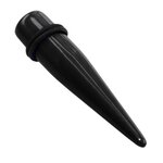 Expander - Acrylic - Black - 14 mm