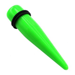 Expander - Acrylic - Green - 12 mm