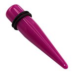Expander - Acrylic - Purple - 6 mm