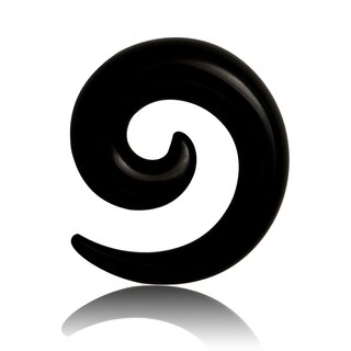 Spiral Taper - Acrylic - Black - 16 mm