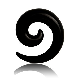 Spiral Taper - Acrylic - Black - 18 mm