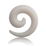 Spiral Taper - Acrylic - White - 14 mm