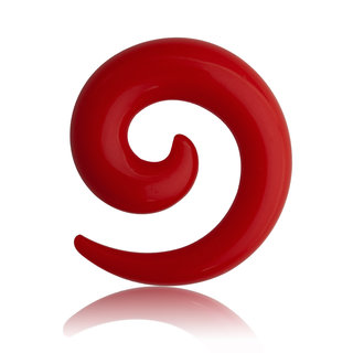 Spiral Taper - Acrylic - Red - 1,6 mm