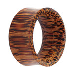 Wood Flesh Tunnel - Palm Wood - Light - 4 mm