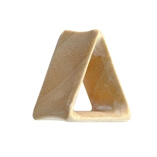 Wood Flesh Tunnel - Triangle - Crocodile Wood - 5 mm