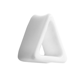 Flesh Tunnel - Triangle - Bone - 12 mm