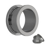 Titanium Flesh Tunnel - Silver - 20 mm