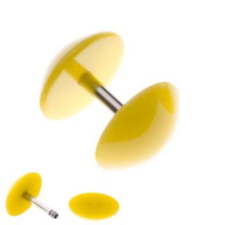 Smart Fake Ear Plug - Yellow