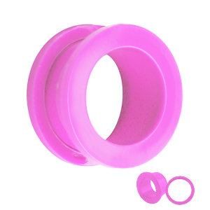 Flesh Tunnel - Acrylic - Pink - 3 mm
