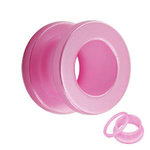 Flesh Tunnel - Acrylic - Pearl - Pink - 4 mm