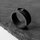 Flesh Tunnel - Steel - Black - 8 mm