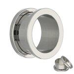 Flesh Tunnel - Steel - Silver - 2 mm