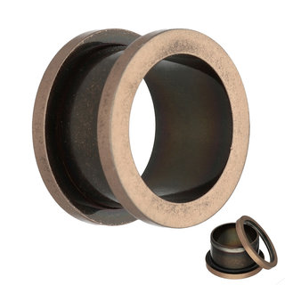 Flesh Tunnel - Steel - Antique - 3 mm