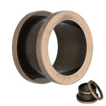Flesh Tunnel - Steel - Antique - 3 mm