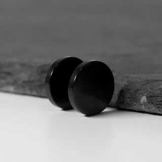 Piercing Fake Plug - Black