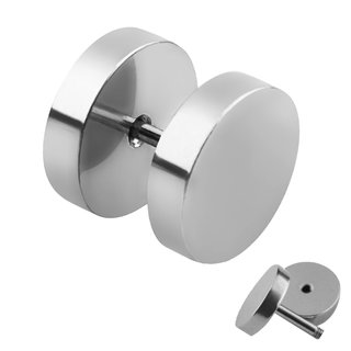 Piercing Fake Plug - Silver