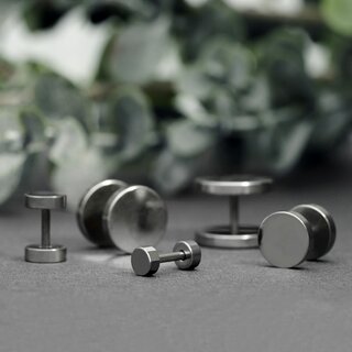 Piercing Fake Plug - Silver