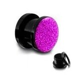 Glittering Ear Plug - Pink