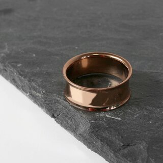 Flesh Tunnel - Steel - Double Flare - Rose Gold - 10 mm