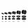 Piercing Fake Plug - Black - [5.] - 1.2 x 12 mm