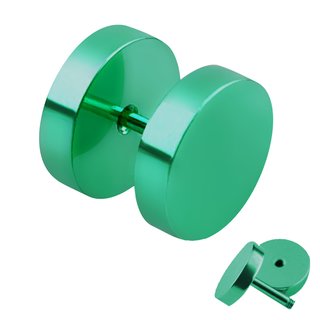 Classic Fake Plug - Green - [3.] - 1.2 x 8 mm