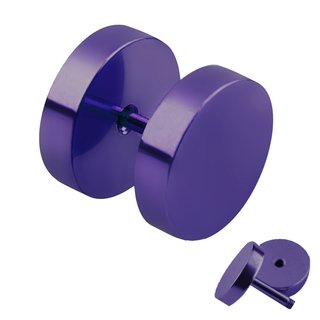 Classic Fake Plug - Purple - [3.] - 1.2 x 8 mm