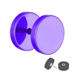 Classic Fake Plug - Purple - [3.] - 1.2 x 8 mm