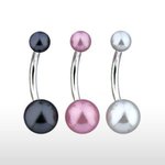 Bananabell Piercing - Pearl - 3 Colors - [2.] - pink